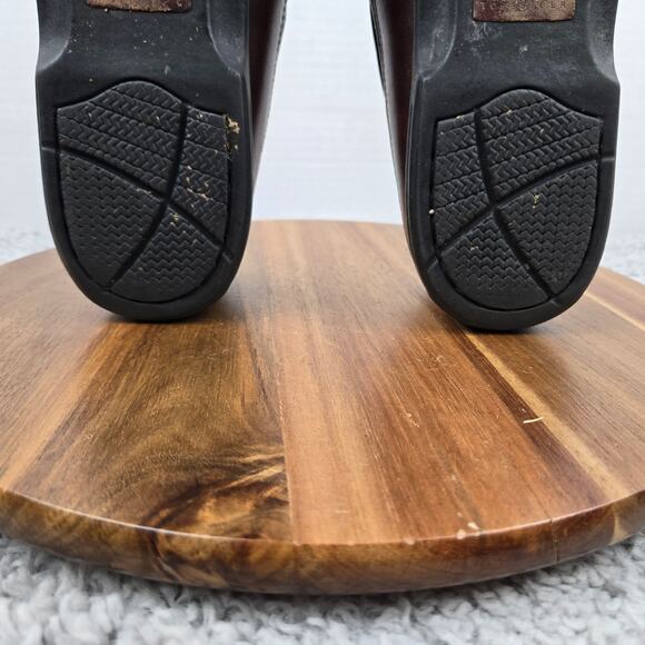 Sperry Mens 10M Top Sider Kiltie Tasseled Two Tone Brown Black Leather Boat Shoe - Picture 10 of 12